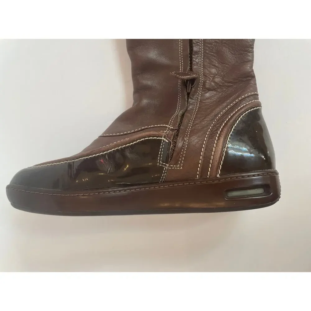 Cole Haan‎ Nike Air Waterproof Boot Brown Size 6.5, Lined